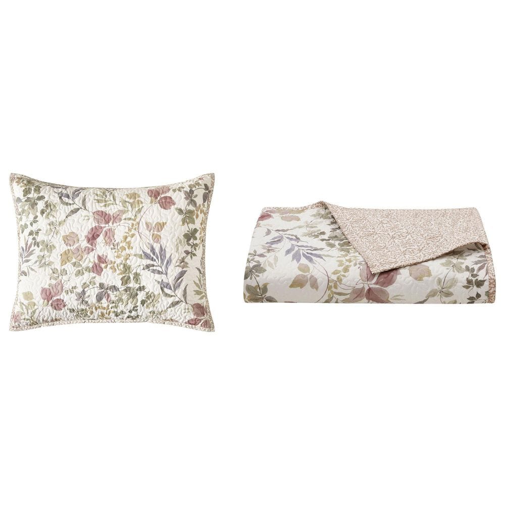 J. Queen New York Rosewood 2-Piece Twin/Twin XL Quilt Set in Rose, , large