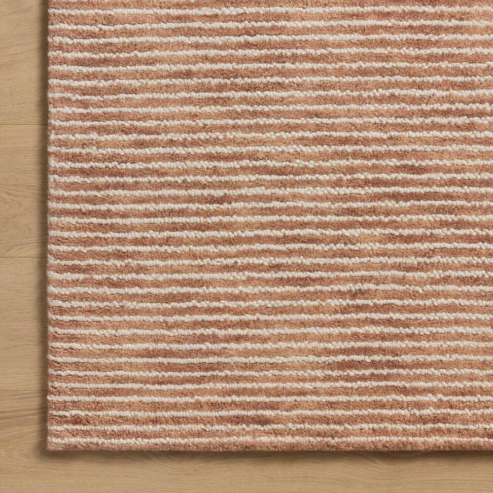 Loloi Sunday Terracotta and Ivory 2&#39;6&quot; x 7&#39;6&quot; Runner, , large