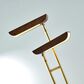 37B Jameson 2-Lite LED Table Lamp in Walnut and Gold, , large