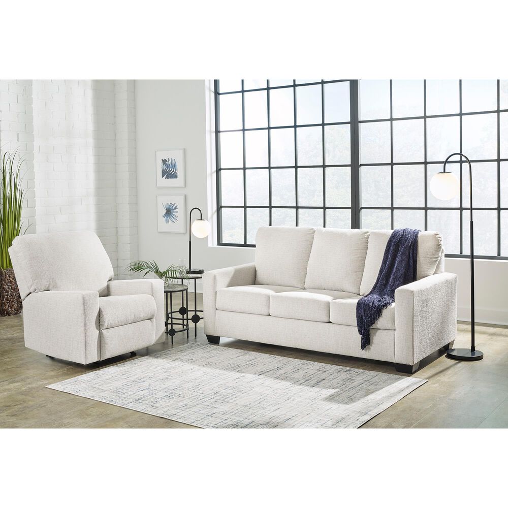 Ashley Rannis Stationary Full Sofa Sleeper in Snow, , large