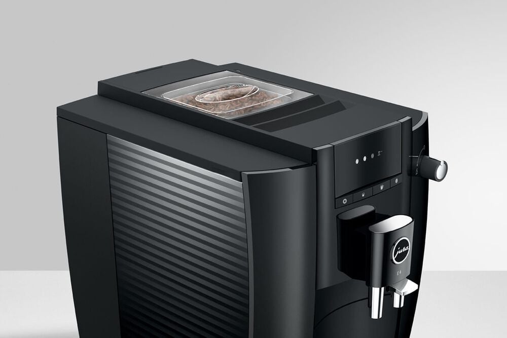 Jura E4 64 Oz Automatic Coffee Machine in Piano Black, , large
