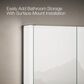 Kohler Maxstow 32" x 40" Lighted Medicine Cabinet in Dark Anodized Aluminum, , large