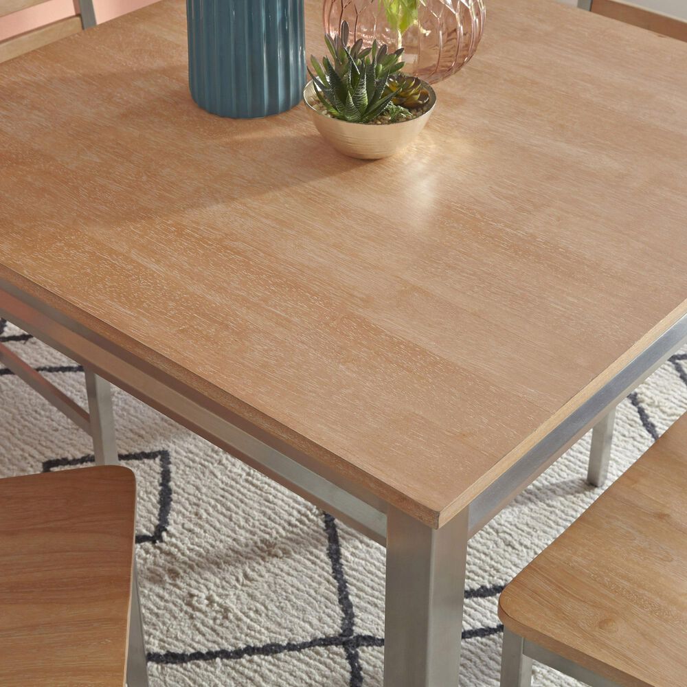 Homestyles Sheffield 5-Piece Dining Set in Brown, , large
