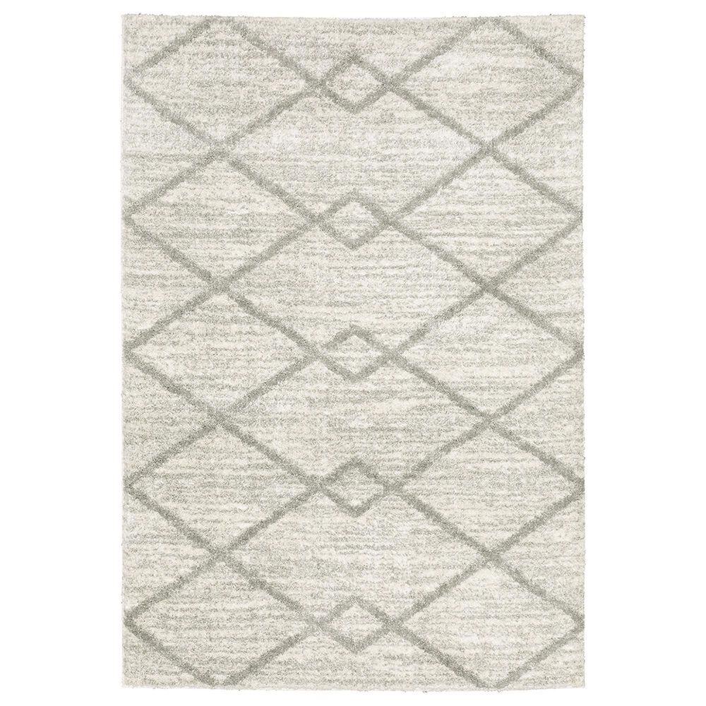 Oriental Weavers Verona Geometric 6"7" x 9"6" Ivory Area Rug, , large