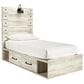Ashley Cambeck Twin Single Storage Bed in Whitewash, , large