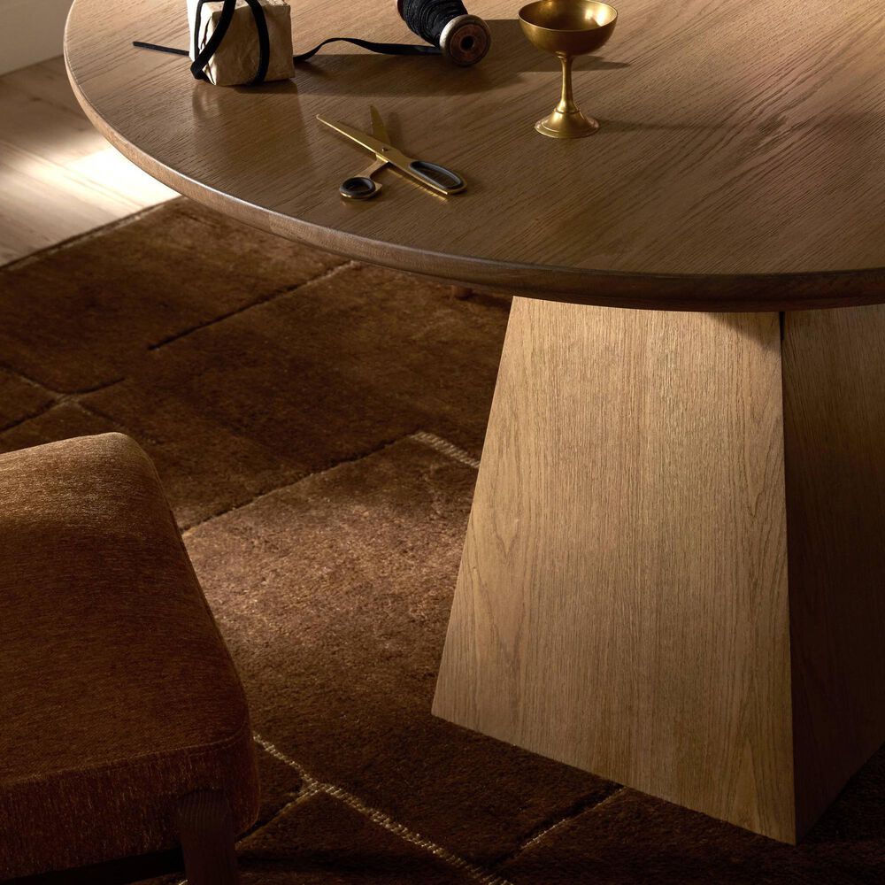 Four Hands Isabella Dining Table in Warm Natural Oak - Table Only, , large