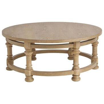 Lexington Home Brands Montecito Hollister Round Cocktail Table in Chaparral, , large