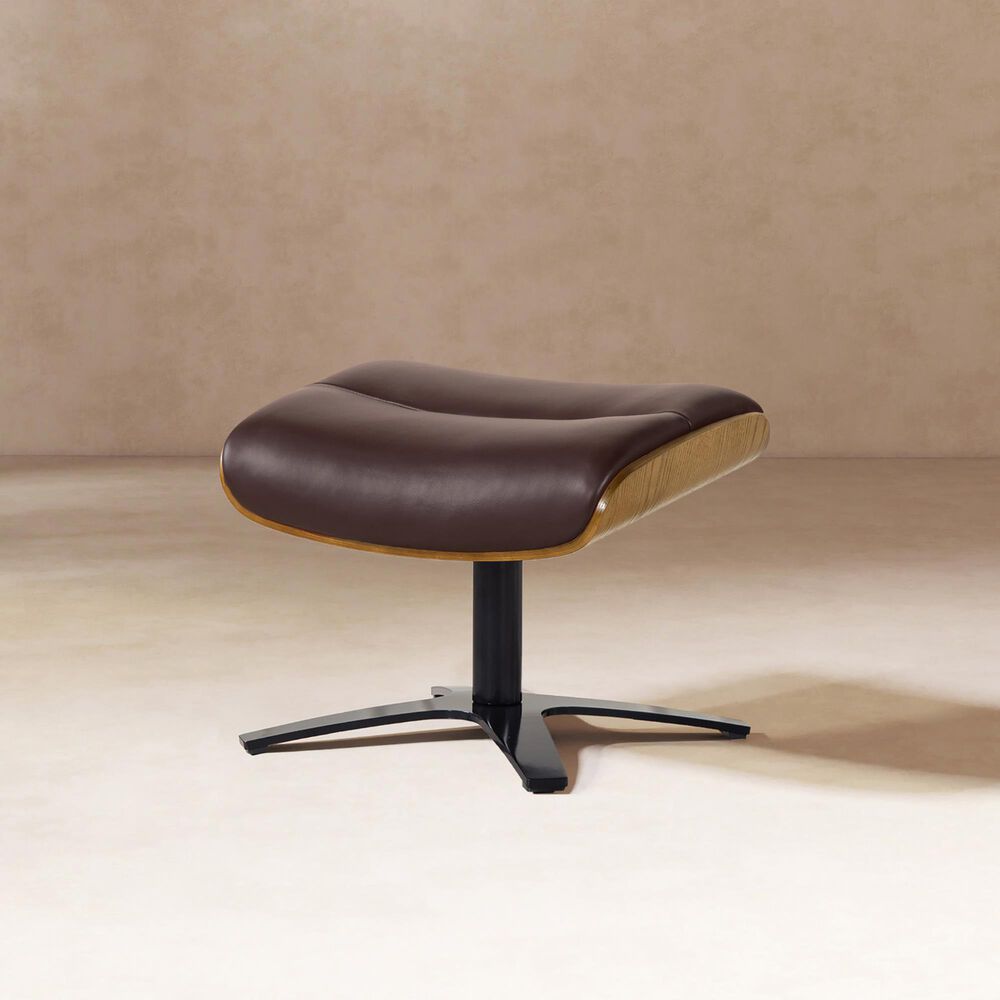 Jennifer Taylor Home Jovan Ottoman in Cacao Espresso, , large