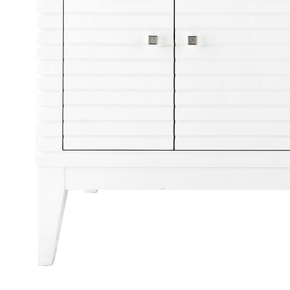 James Martin Linear 72&quot; Double Vanity Cabinet in Glossy White, , large