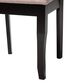 Baxton Studio Verner Side Chair with Sand Cushion in Dark Brown (Set of 2), , large
