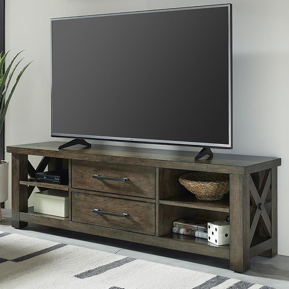 Samuel Lawrence Denman 63" Entertainment Console in Brown, , large