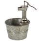 Maple and Jade Indoor/Outdoor Fountain with Pump Faucet in Galvanized Gray, Rusted Brown and Black, , large
