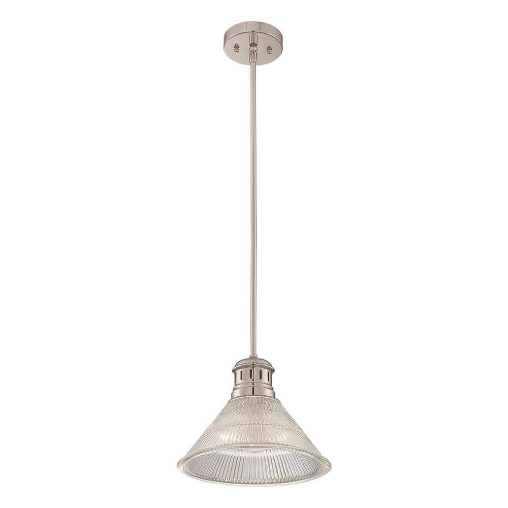 Lite Source Gale 1-Light Pendant in Polished Steel, , large