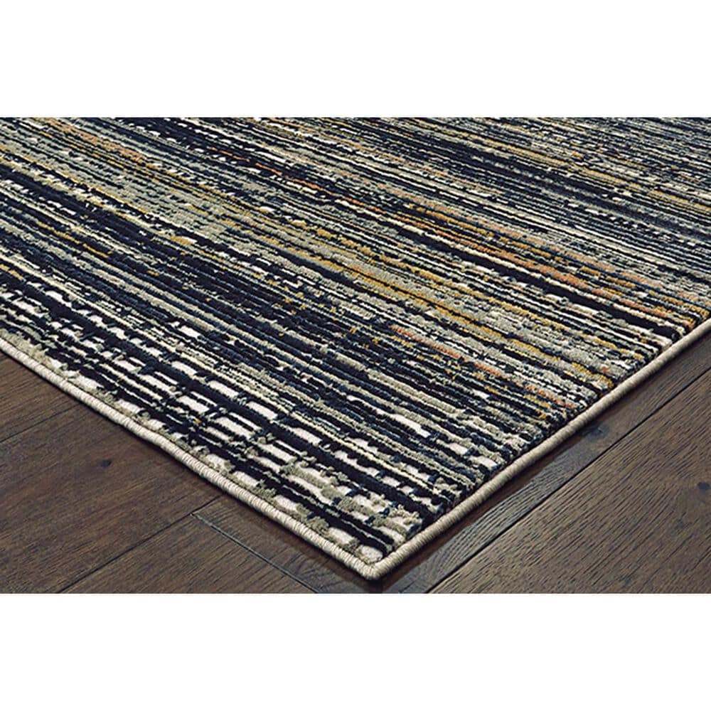 Oriental Weavers Bowen 1332H 9&#39;10&quot; x 12&#39;10&quot; Black Area Rug, , large