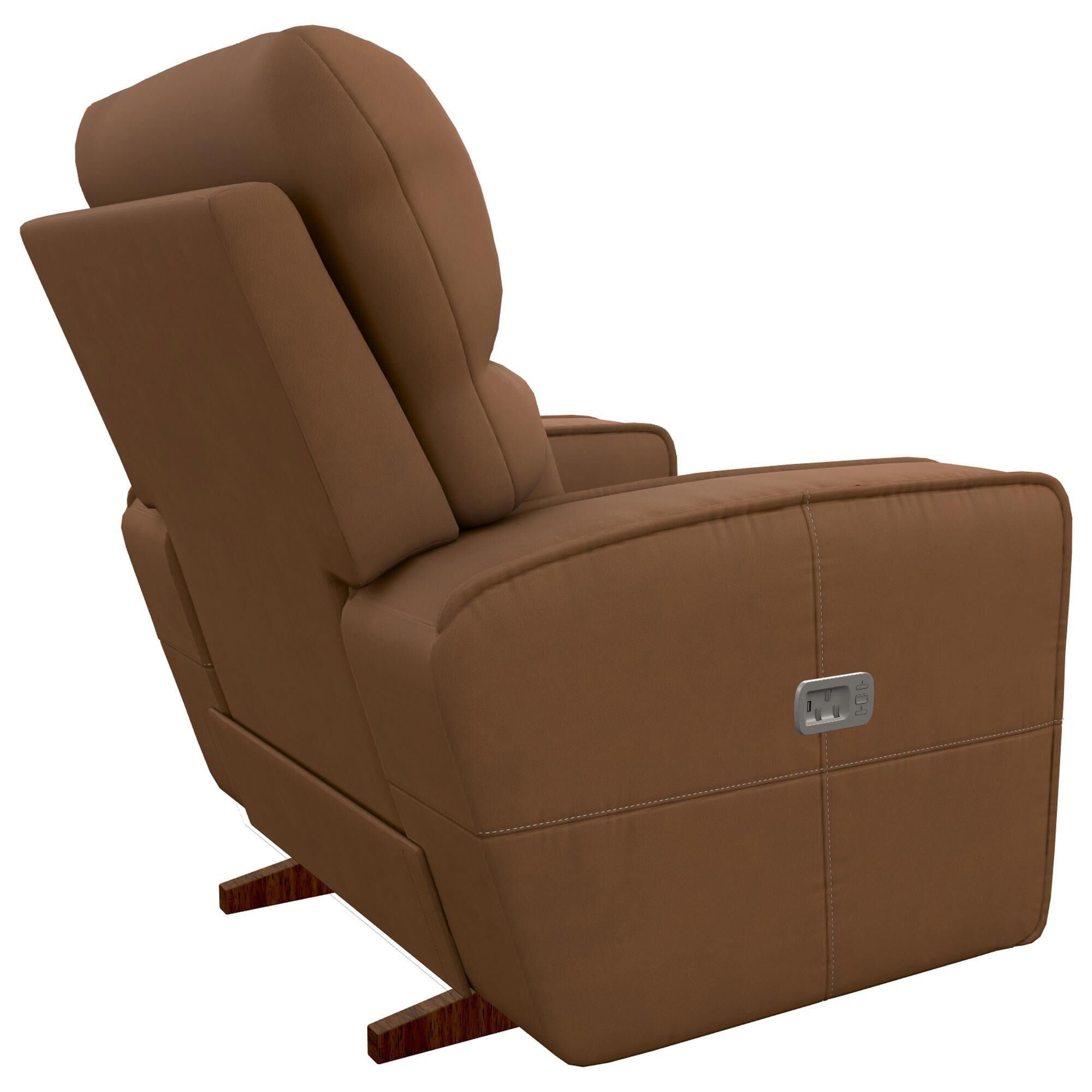 La-Z-Boy Maddox Power Rocker Recliner with Headrest in Camel