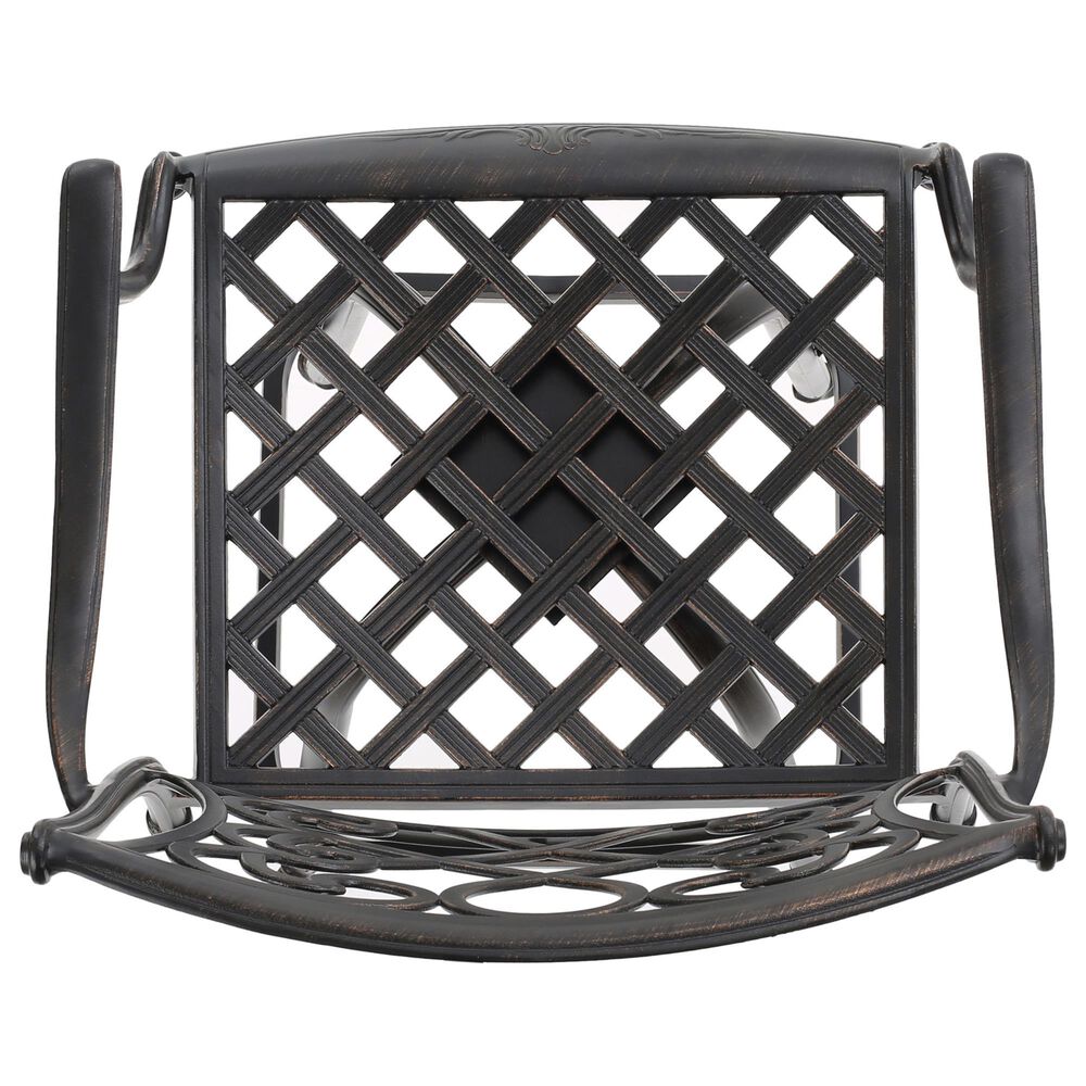 Noble House Santa Maria Patio Barstool in Bronze &#40;Set of 2&#41;, , large