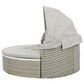 HOMLUX Patio Furniture Round Outdoor Sectional Sofa Set in Grey, , large