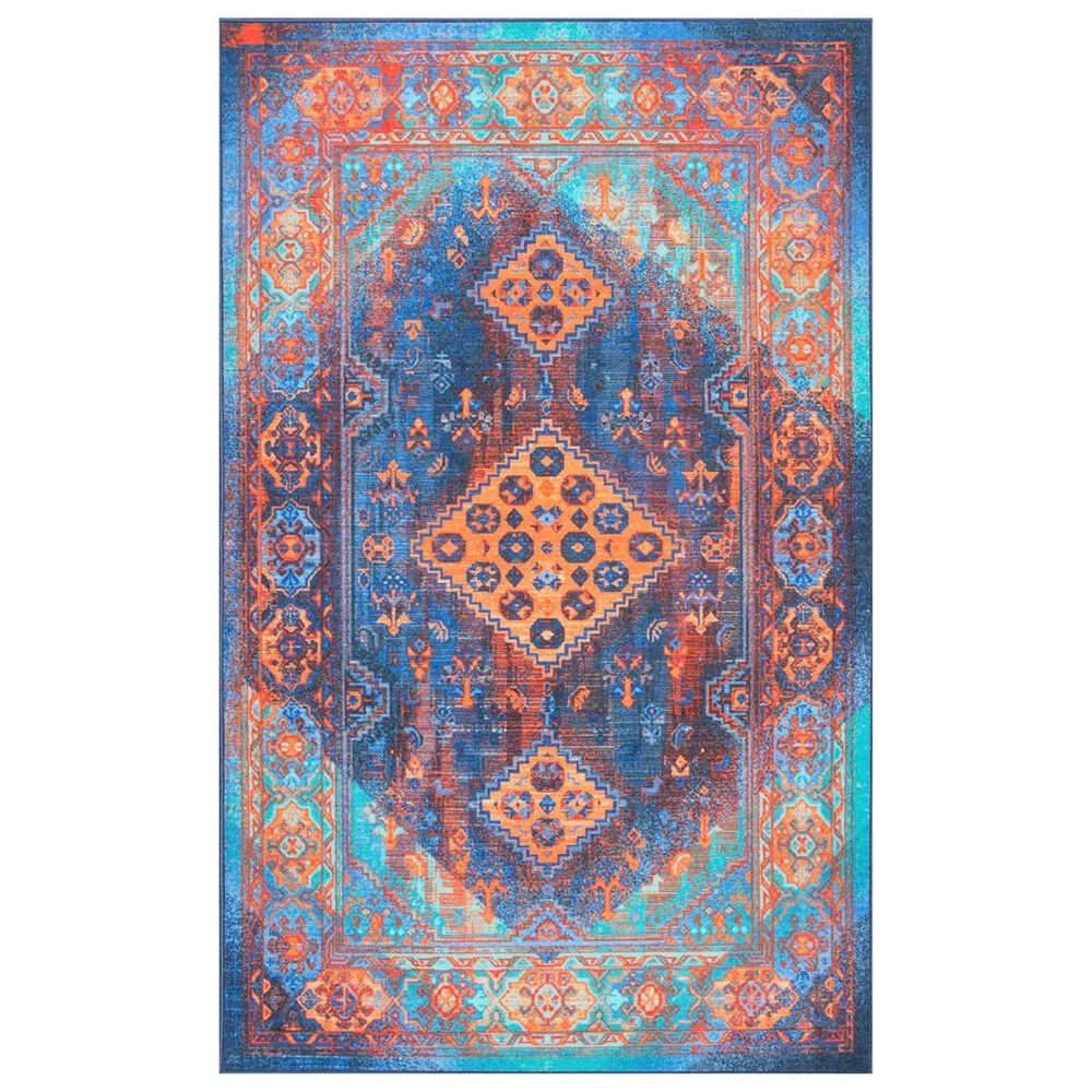 nuLOOM Giza MCGZ30B 8' x 10' Blue Area Rug, , large