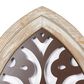 Maple and Jade 46.5" x 16" Rustic Abstract Wall Decor in Brown, , large