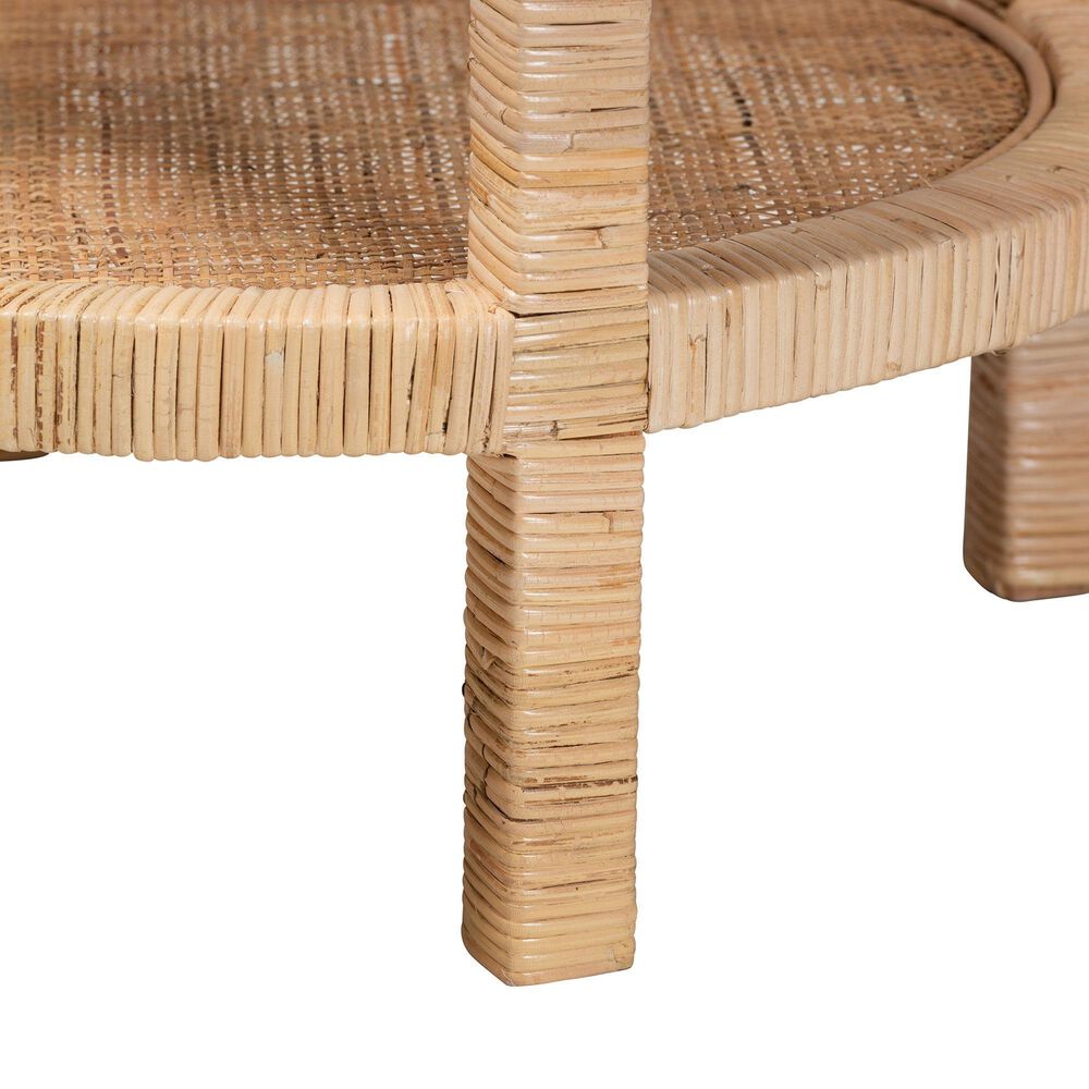 Baxton Studio Bella End Table in Natural Brown, , large