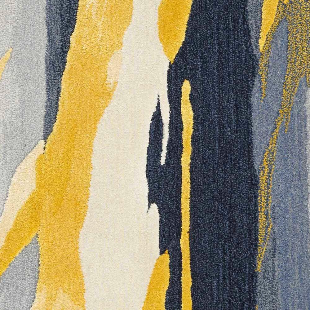 Nourison Prismatic PRS24 2&#39; x 3&#39; Grey and Gold Area Rug, , large