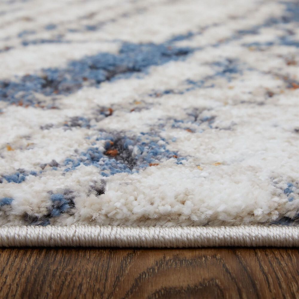 Feizy Gilmore 5&#39;3&quot; x 8&#39; Ivory and Rust Area Rug, , large