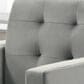 HOMLUX Tufted Back Accent Arm Chair in Light Gray, , large