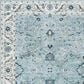 Safavieh Isabella 2"2" x 7" Light Blue and Cream Runner, , large