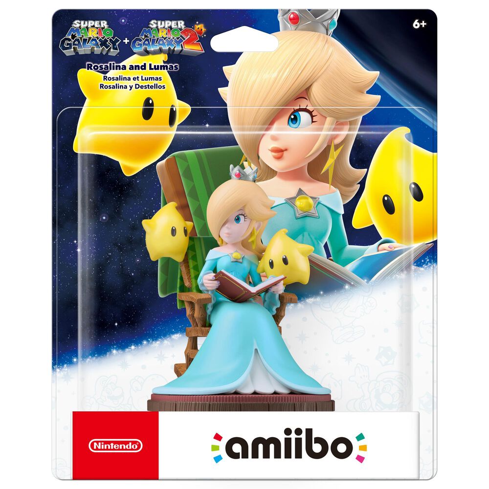 Nintendo amiibo Super Mario Galaxy and Super Mario Galaxy 2 Series Figure - Rosalina and Lumas, , large