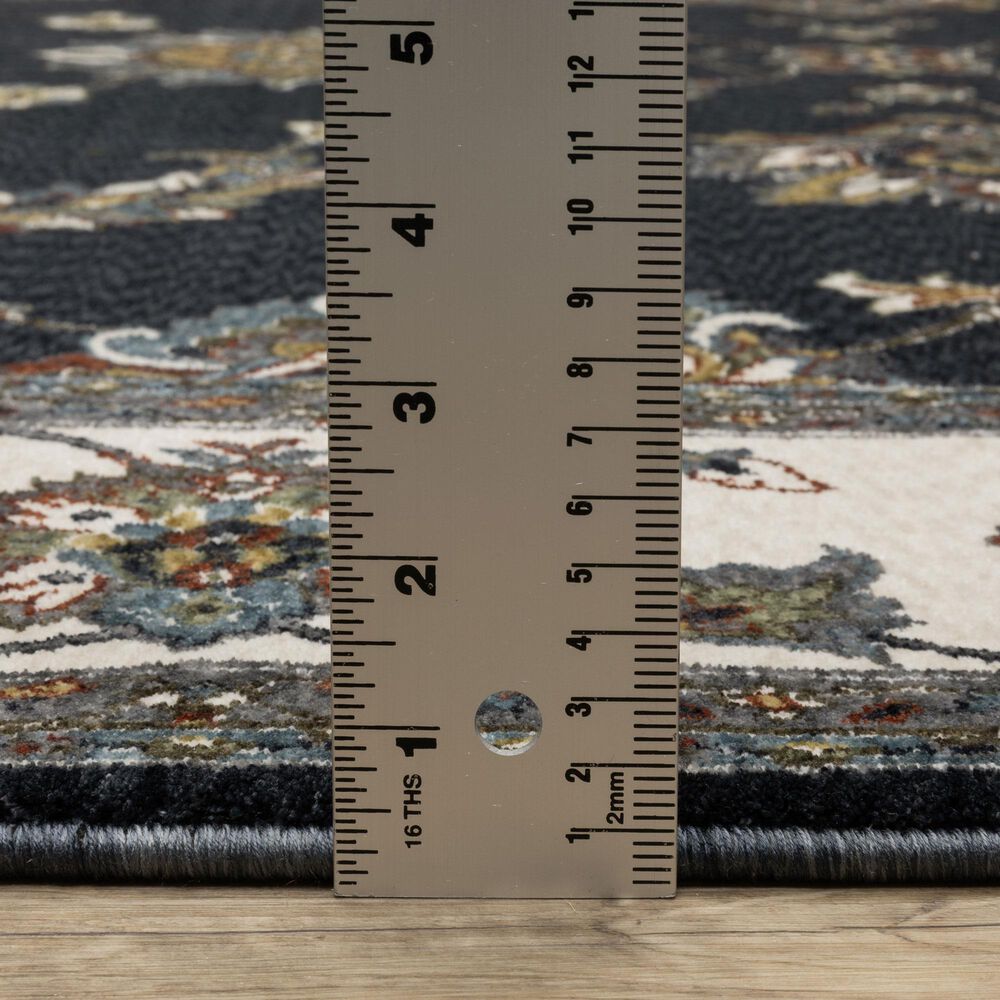 Oriental Weavers Vivian VI01B 2&#39;3&quot; x 7&#39;6&quot; Blue Runner, , large