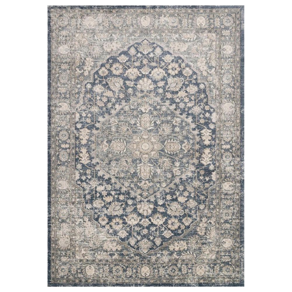 Loloi II Teagan TEA-01 9"9" x 13"6" Denim and Mist Area Rug, , large