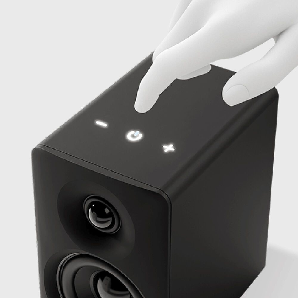 Edifier M60 2.0 Compact Desktop Bluetooth Speakers Pair in Black, , large