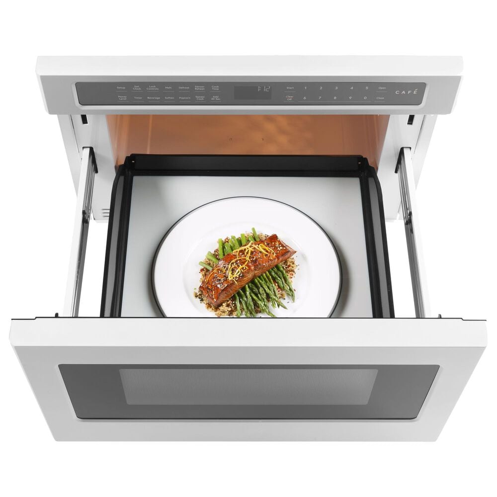 Cafe 24" Built-In Microwave in Matte White, , large
