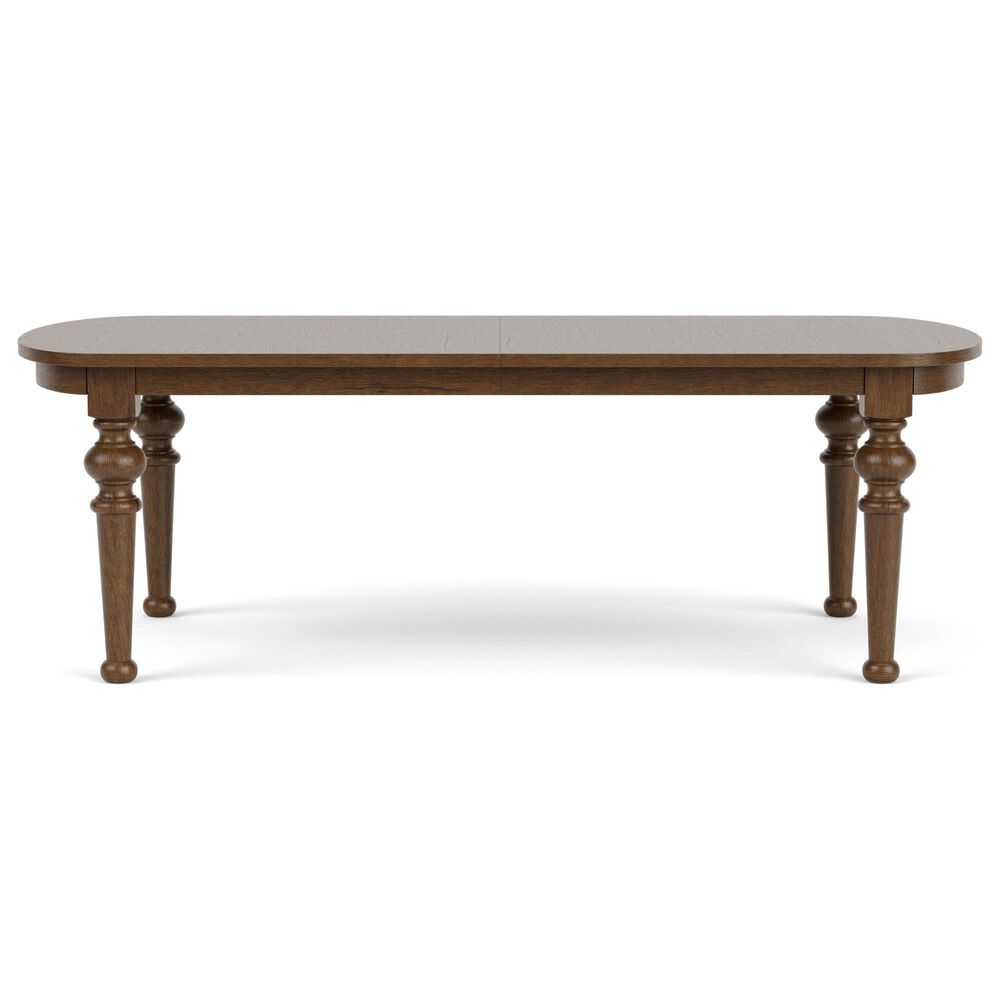 Riverside Furniture Calhoun 7-Piece Rectangular Dining Set in Whiskey Oak and Ebony Whiskey Oak, , large