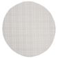 Safavieh Bermuda BMU802A 8" Round Ivory and Light Grey Indoor/Outdoor Area Performance Rug, , large