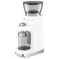 SMEG Conical Burr Coffee Grinder in White, , large