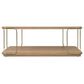 Hooker Furniture Banyon Bay Cocktail Table in Desert Oak and Brushed Brass, , large