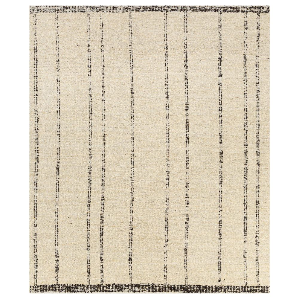 Surya Machu Picchu 10" x 14" Cream, Ivory, Dark Brown, Charcoal, Black and Light Gray Area Rug, , large