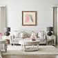 American Drew Harmony Marcella Round Coffee Table in White Oak, , large
