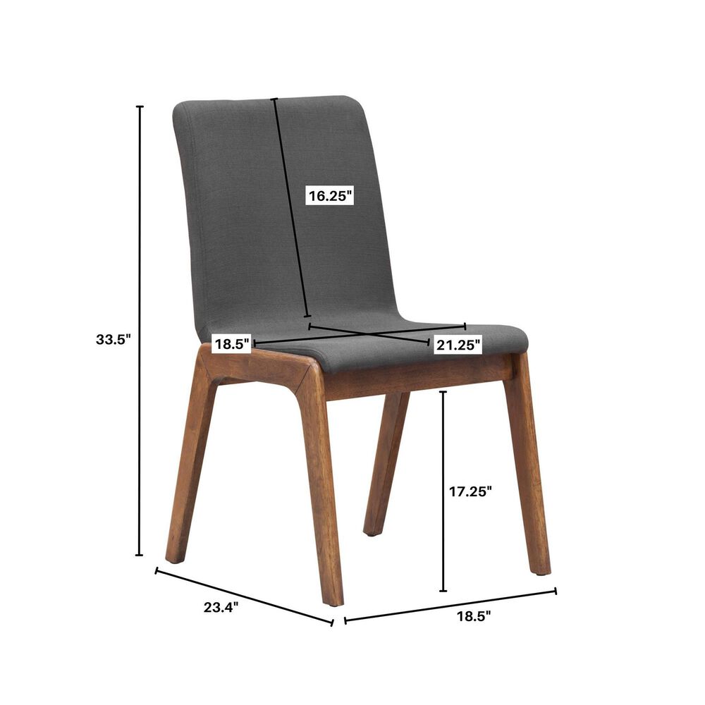 Lh Imports Remix Side Chair in Estelle Brown, , large