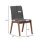 Lh Imports Remix Side Chair in Estelle Brown, , large