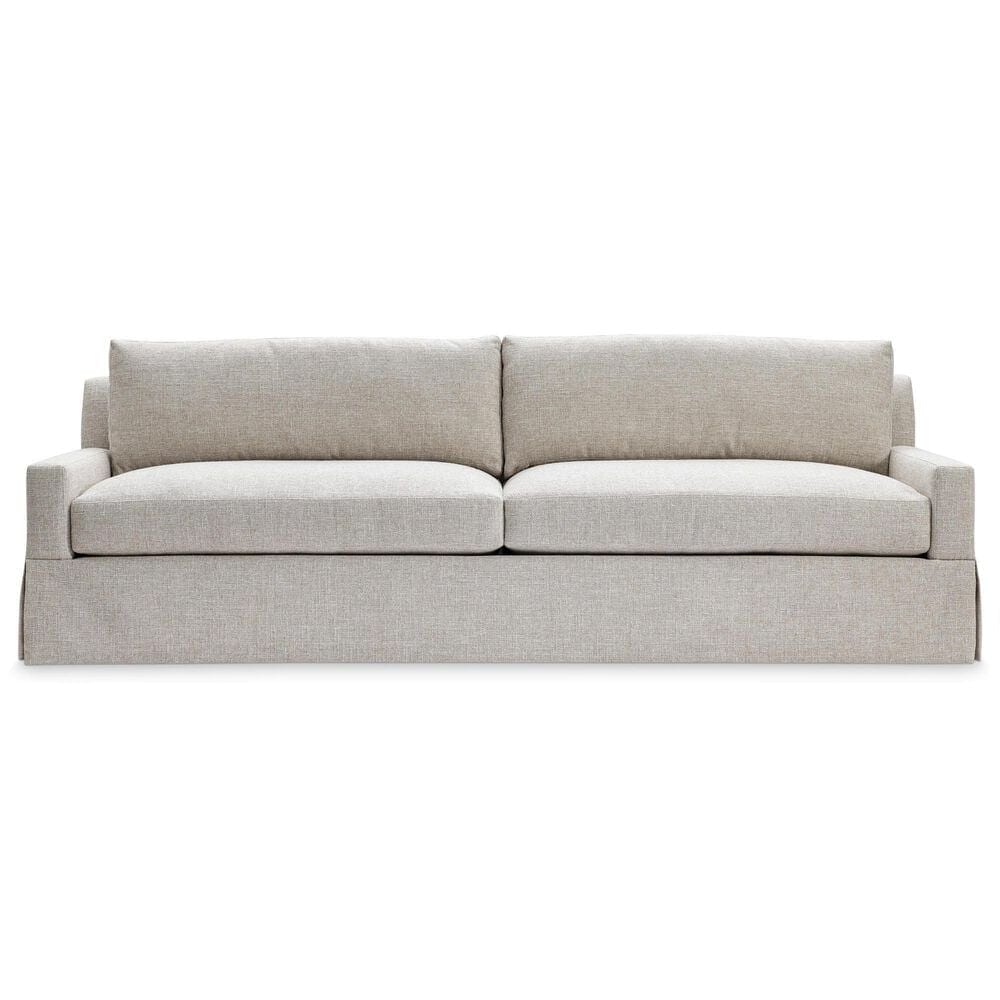 Bernhardt Sutton Stationary Sofa in Beige and Tan, , large