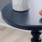 Linon Home Decor Aurora Round Side Table in Navy Blue, , large