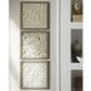 Ashley Odella 20" x 20" Wall Decor in Cream (Set of 3), , large