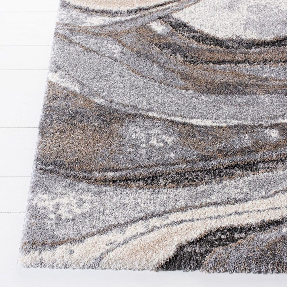 Safavieh Cyrus Shag CYR118G 11&#39; x 15&#39; Grey and Beige Area Rug, , large