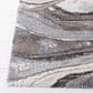 Safavieh Cyrus Shag CYR118G 11" x 15" Grey and Beige Area Rug, , large