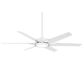 Minka-Aire Deco 65" Indoor/Outdoor Ceiling Fan with LED Light in Flat White, , large