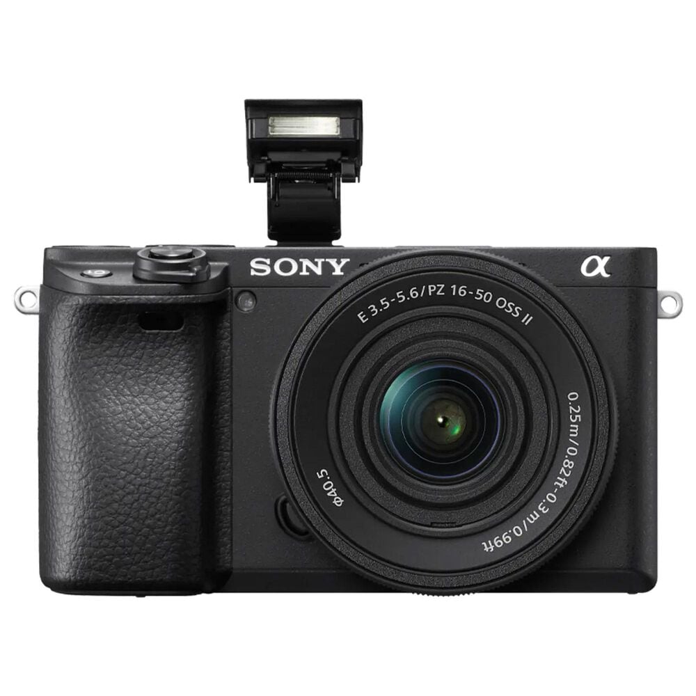 Sony Alpha 6100 Mirrorless Camera with 16-50mm Lens in Black, , large