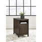 Ashley Devonsted Chairside End Table in Dark Brown, , large