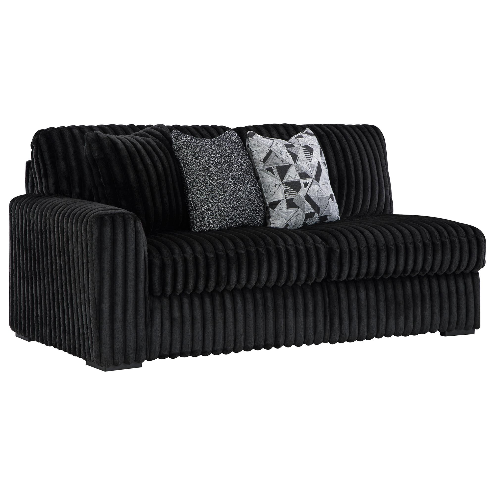 Ashley Midnight-Madness 4-Piece Sectional with Right-Facing Chaise